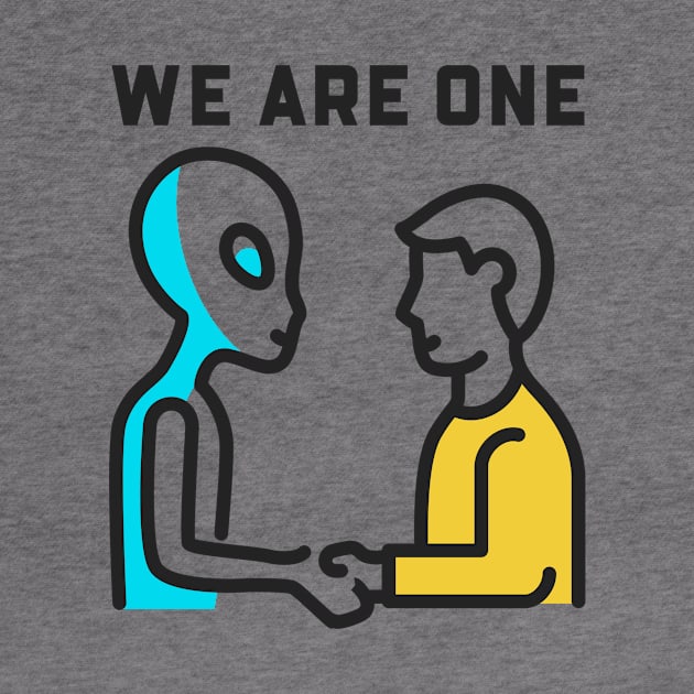 We Are One - Alien Human Friendship by Apropos of Light